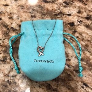 Tiffany Loving Heart Pendant Necklace